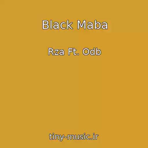 کاور آهنگ Black Maba از Rza Ft. Odb