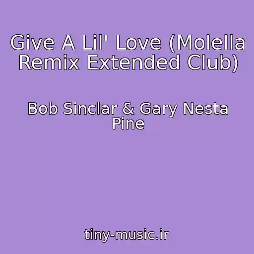 کاور آهنگ Give A Lil' Love (Molella Remix Extended Club) از Bob Sinclar & Gary Nesta Pine