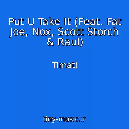 کاور آهنگ Put U Take It (Feat. Fat Joe, Nox, Scott Storch & Raul) از Timati