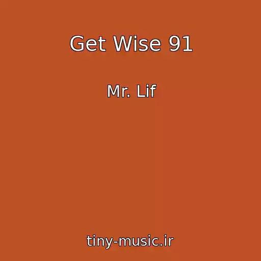 کاور آهنگ Get Wise 91 از Mr. Lif