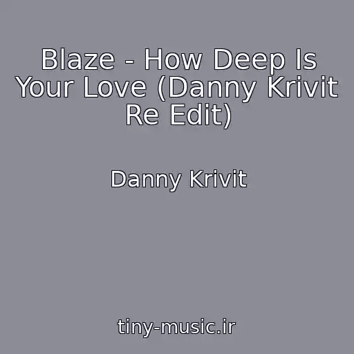 کاور آهنگ Blaze - How Deep Is Your Love (Danny Krivit Re Edit) از Danny Krivit