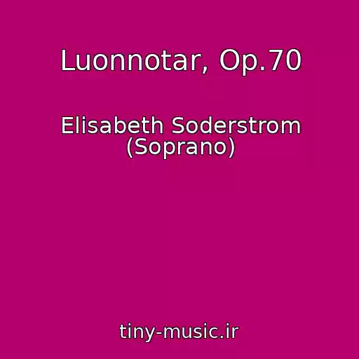 کاور آهنگ Luonnotar, Op.70 از Elisabeth Soderstrom (Soprano)