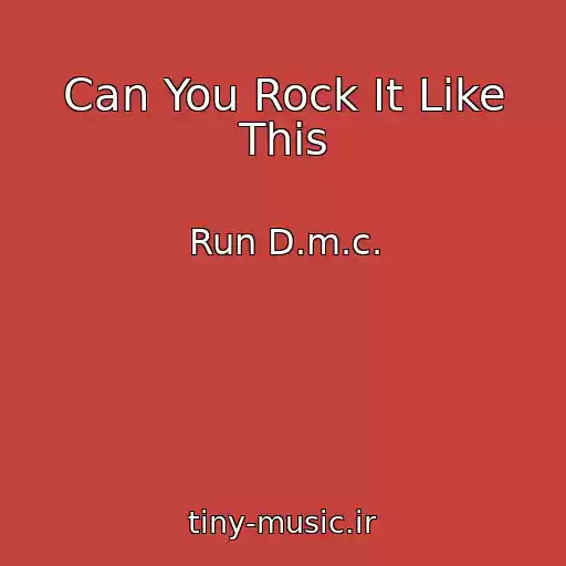 کاور آهنگ Can You Rock It Like This از Run D.m.c.
