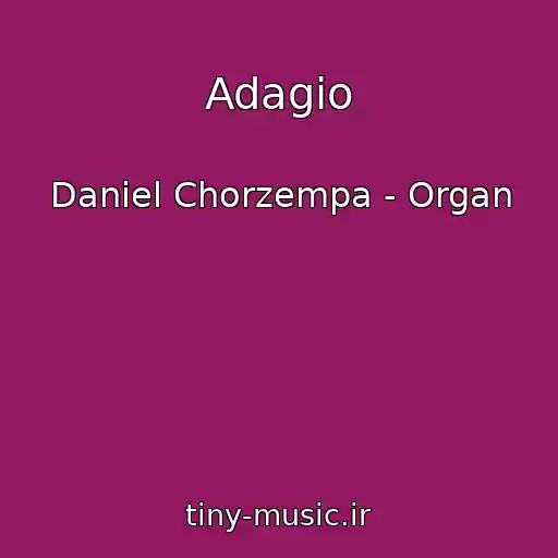 کاور آهنگ Adagio از Daniel Chorzempa - Organ