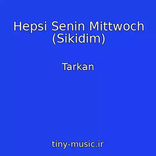 کاور آهنگ Hepsi Senin Mittwoch (Sikidim) از Tarkan