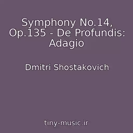 کاور آهنگ Symphony No.14, Op.135 - De Profundis: Adagio از Dmitri Shostakovich