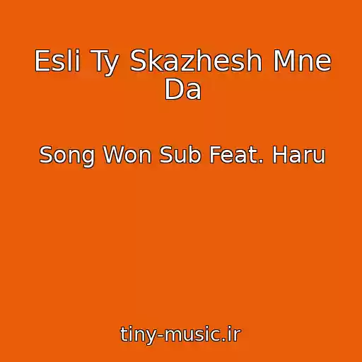 کاور آهنگ Esli Ty Skazhesh Mne Da از Song Won Sub Feat. Haru