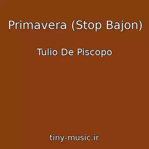 کاور آهنگ Primavera (Stop Bajon) از Tulio De Piscopo