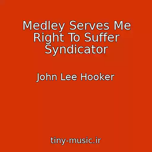 کاور آهنگ Medley Serves Me Right To Suffer Syndicator از John Lee Hooker