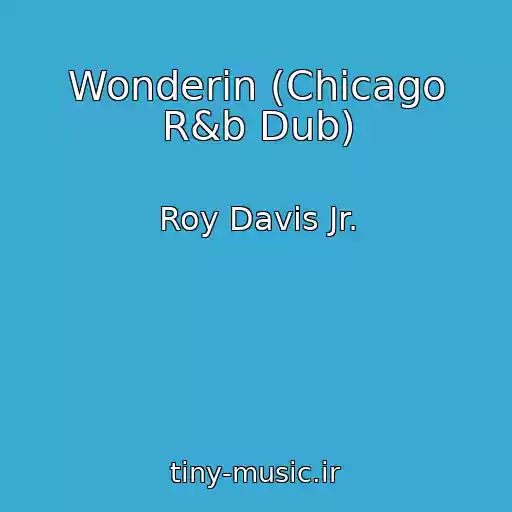 کاور آهنگ Wonderin (Chicago R&b Dub) از Roy Davis Jr.