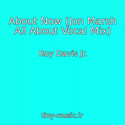 کاور آهنگ About Now (Jon Marsh All About Vocal Mix) از Roy Davis Jr.