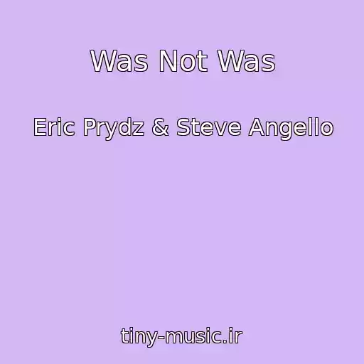 کاور آهنگ Was Not Was از Eric Prydz & Steve Angello