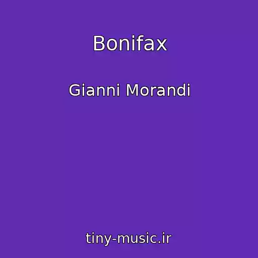 کاور آهنگ Bonifax از Gianni Morandi