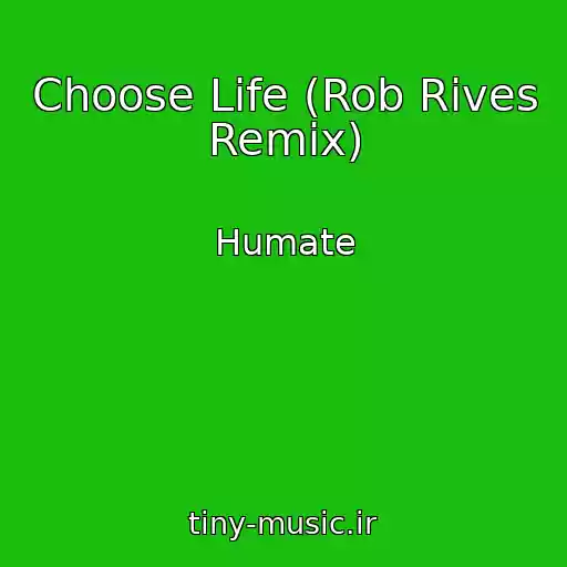 کاور آهنگ Choose Life (Rob Rives Remix) از Humate