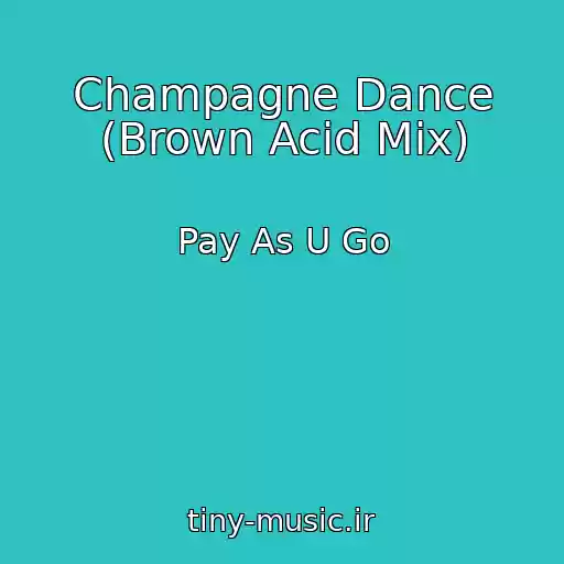 کاور آهنگ Champagne Dance (Brown Acid Mix) از Pay As U Go