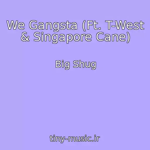 کاور آهنگ We Gangsta (Ft. T-West & Singapore Cane) از Big Shug