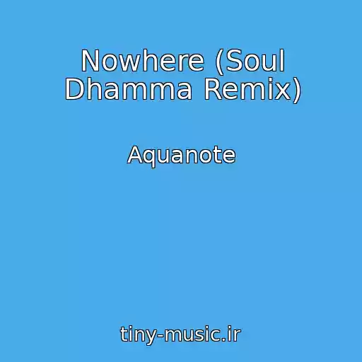 کاور آهنگ Nowhere (Soul Dhamma Remix) از Aquanote