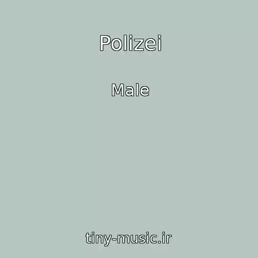 کاور آهنگ Polizei از Male