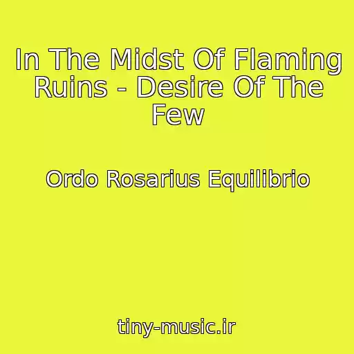 کاور آهنگ In The Midst Of Flaming Ruins - Desire Of The Few از Ordo Rosarius Equilibrio