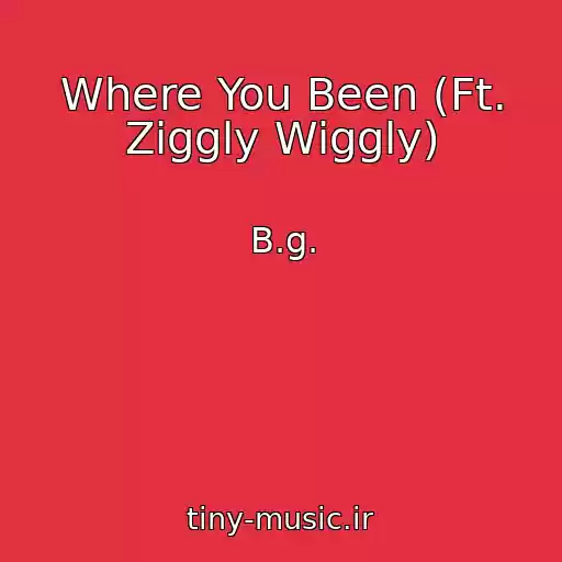 کاور آهنگ Where You Been (Ft. Ziggly Wiggly) از B.g.