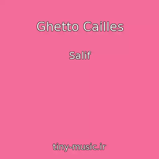 کاور آهنگ Ghetto Cailles از Salif