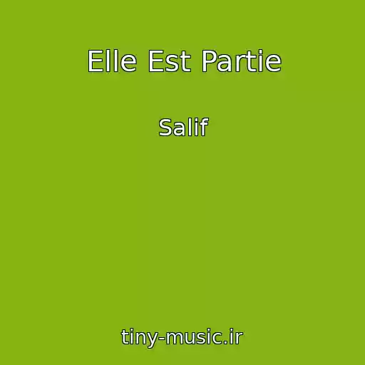 کاور آهنگ Elle Est Partie از Salif