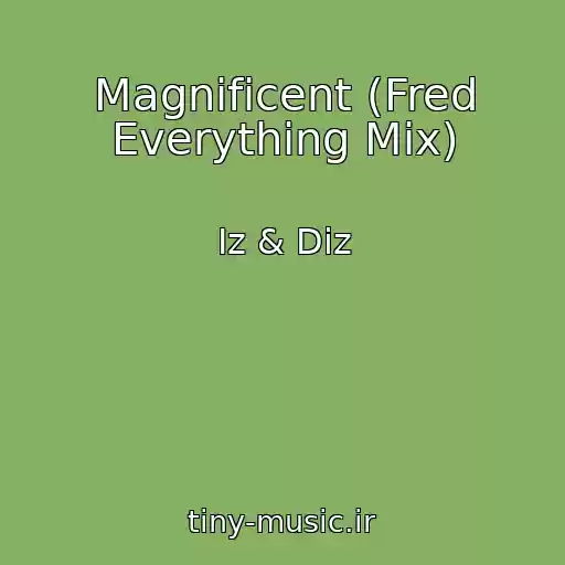 کاور آهنگ Magnificent (Fred Everything Mix) از Iz & Diz