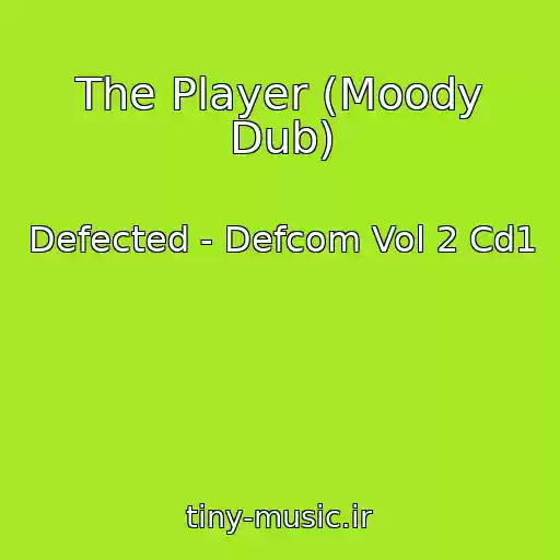 کاور آهنگ The Player (Moody Dub) از Defected - Defcom Vol 2 Cd1