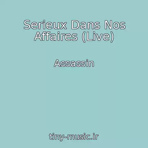 کاور آهنگ Serieux Dans Nos Affaires (Live) از Assassin