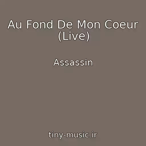 کاور آهنگ Au Fond De Mon Coeur (Live) از Assassin