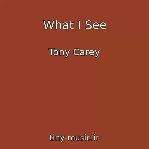 کاور آهنگ What I See از Tony Carey