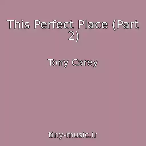 کاور آهنگ This Perfect Place (Part 2) از Tony Carey