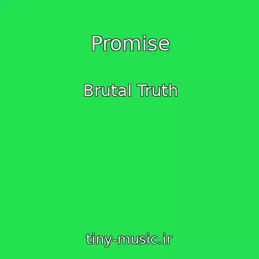 کاور آهنگ Promise از Brutal Truth