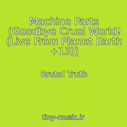 کاور آهنگ Machine Parts (Goodbye Cruel World! (Live From Planet Earth +13)) از Brutal Truth