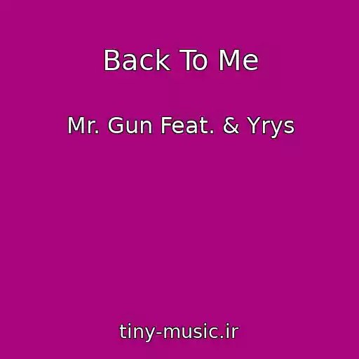 کاور آهنگ Back To Me از Mr. Gun Feat. & Yrys