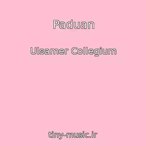 کاور آهنگ Paduan از Ulsamer Collegium