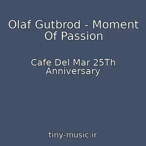 کاور آهنگ Olaf Gutbrod - Moment Of Passion از Cafe Del Mar 25Th Anniversary