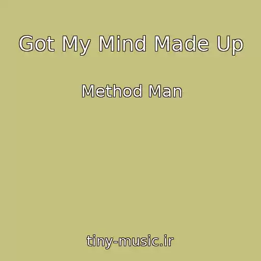 کاور آهنگ Got My Mind Made Up از Method Man