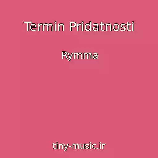 کاور آهنگ Termіn Pridatnostі از Rymma