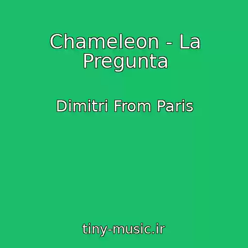 کاور آهنگ Chameleon - La Pregunta از Dimitri From Paris