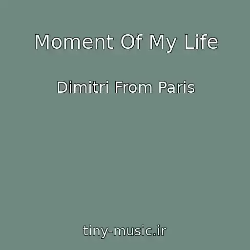 کاور آهنگ Moment Of My Life از Dimitri From Paris