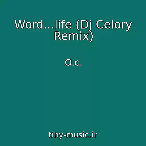 کاور آهنگ Word...life (Dj Celory Remix) از O.c.