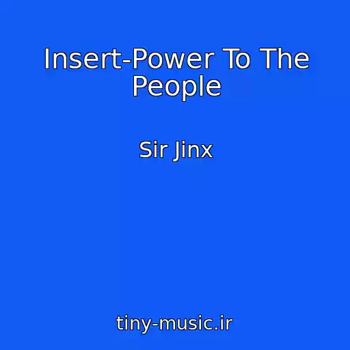 کاور آهنگ Insert-Power To The People از Sir Jinx
