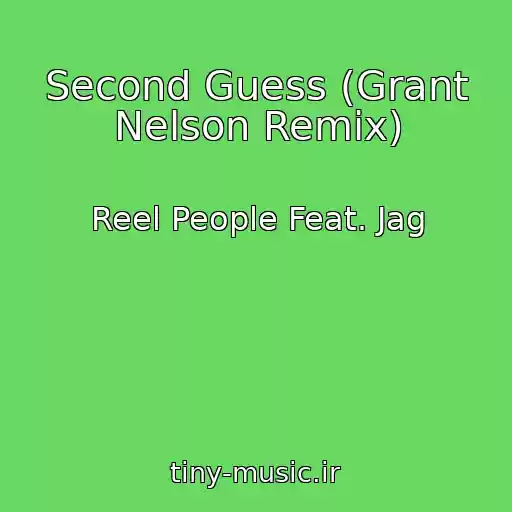 کاور آهنگ Second Guess (Grant Nelson Remix) از Reel People Feat. Jag