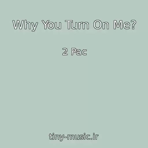 کاور آهنگ Why You Turn On Me? از 2 Pac
