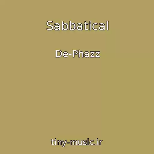 کاور آهنگ Sabbatical از De-Phazz