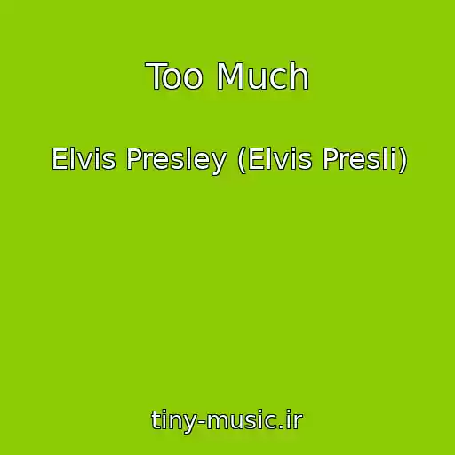 کاور آهنگ Too Much از Elvis Presley (Elvis Presli)