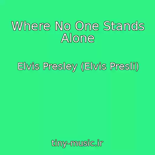 کاور آهنگ Where No One Stands Alone از Elvis Presley (Elvis Presli)
