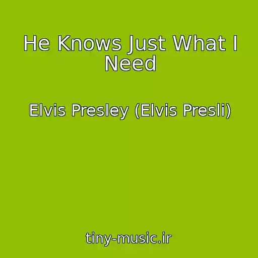 کاور آهنگ He Knows Just What I Need از Elvis Presley (Elvis Presli)
