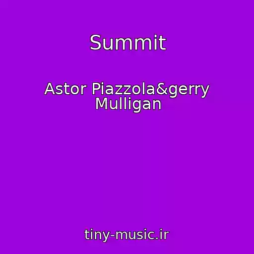 کاور آهنگ Summit از Astor Piazzola&gerry Mulligan
